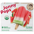 JonnyPops Organic Watermelon Ice Pops - 8 ct