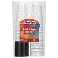 Hefty To Go Hot Paper Cups & Lids 16 oz