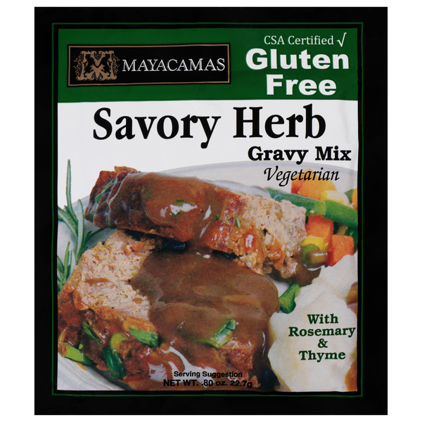 Mayacamas Gluten Free Vegetarian Savory Herb Gravy Mix Packet