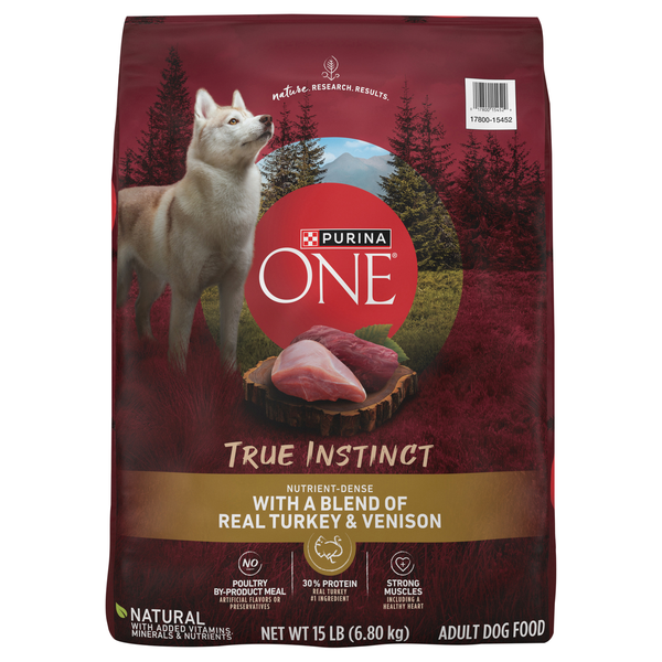 Purina ONE True Instinct Natural Turkey & Venison Adult Dry Dog Food