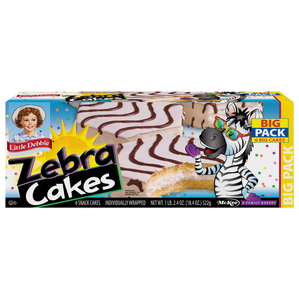 Save on Little Debbie Zebra Cakes Big Pack 5 ct Order Online Delivery