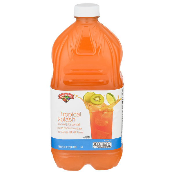 Hannaford Juice Cocktail Tropical Splash