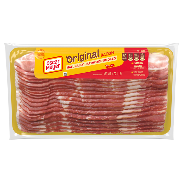 Oscar Mayer Naturally Hardwood Smoked Original Bacon Sliced