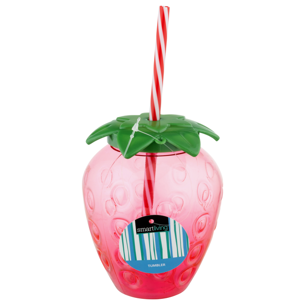 Smart Living Summer Shaped Tumbler Strawberry
