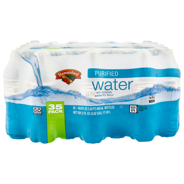 Hannaford Purified Drinking Water - 35 pk
