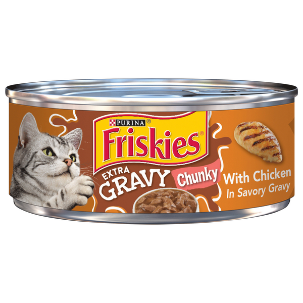 Save on Friskies Extra Gravy Chunky Wet Cat Food with Chicken Order