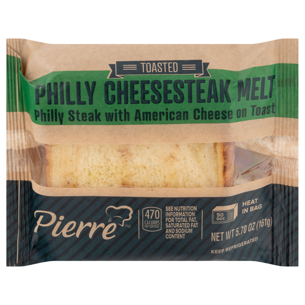 Pierre Philly Cheesesteak Melt Sandwich