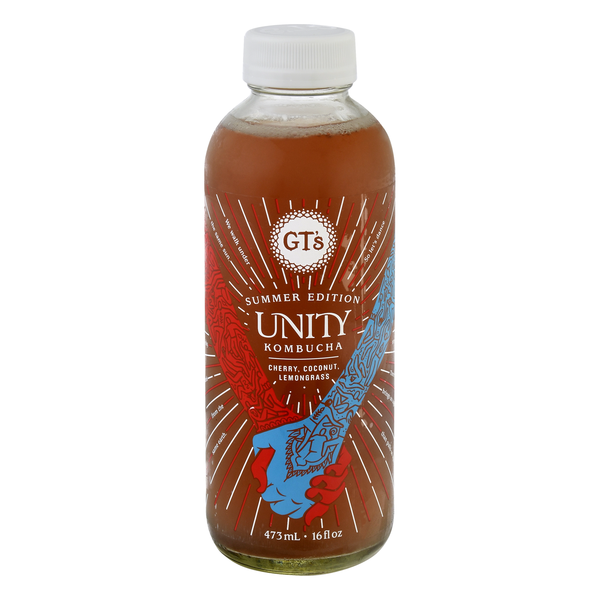 GT's Unity Summer Edition Cherry Coconut Lemongrass Kombucha