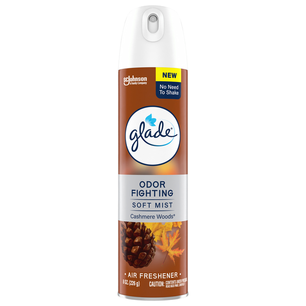 Glade Cashmere Woods Air Freshener Aerosol Spray
