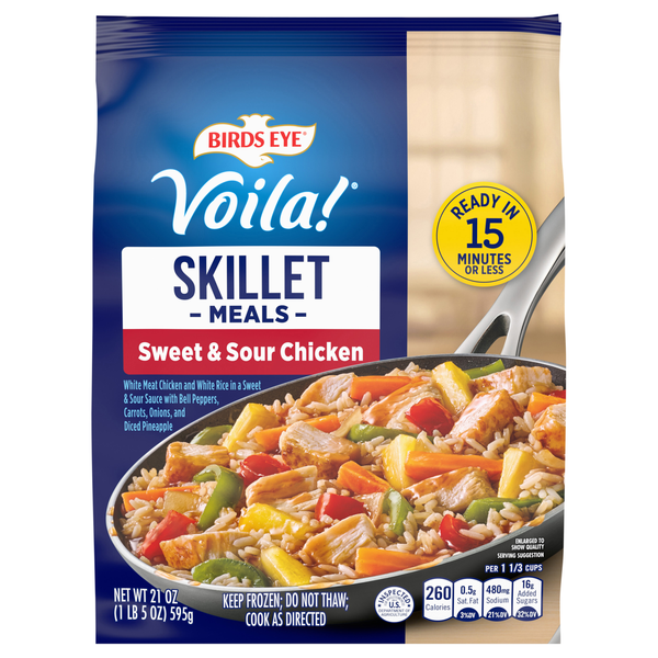 Birds Eye Voila! Sweet & Sour Chicken Frozen Skillet Meal