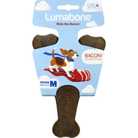 Lumabone Dental Chew Bacon Medium Durable Dog Toy