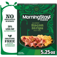 MorningStar Farms Meat Free Classic Vegetarian Bacon Strips Frozen
