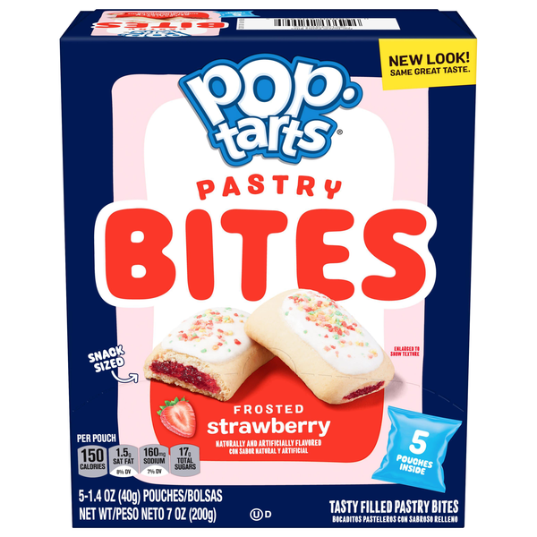 Pop-Tarts Frosted Strawberry Pastry Bites - 5 ct