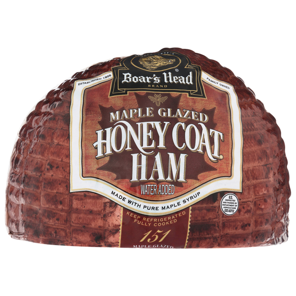 Boar's Head Deli Maple Glazed Honey Coat Ham (Shaved)