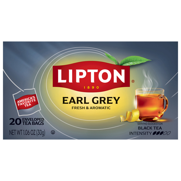 Lipton Earl Grey Black Tea Bags