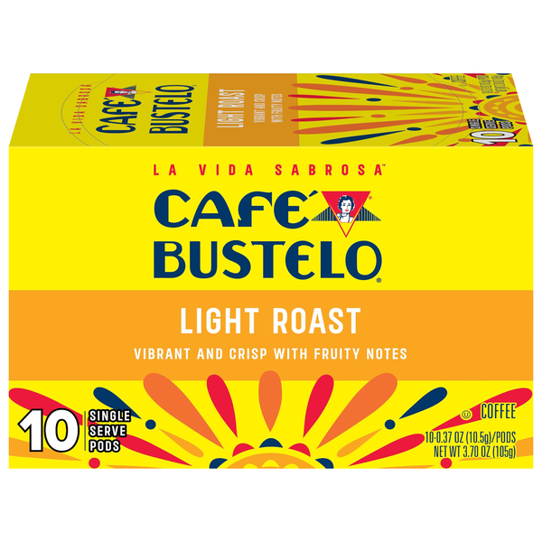 Cafe Bustelo Light Roast K-Cup Coffee Pods