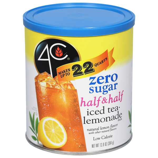 4C Zero Sugar Iced Tea/Lemonade Half & Half Drink Mix