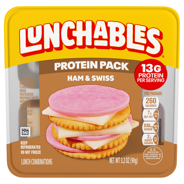Lunchables Cracker Stackers Ham & Swiss