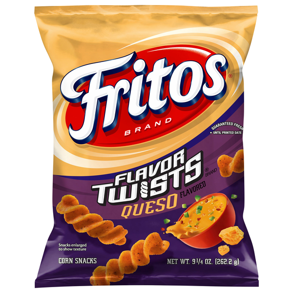 Fritos Flavor Twists Corn Chips Queso