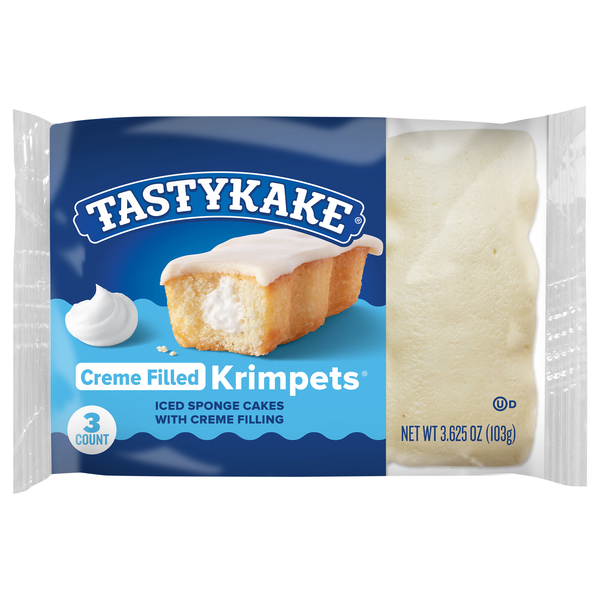 Tastykake Krimpets Snack Cakes - 3 ct