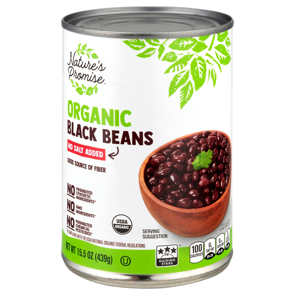 Nature's Promise Organic No Salt Added Black Beans