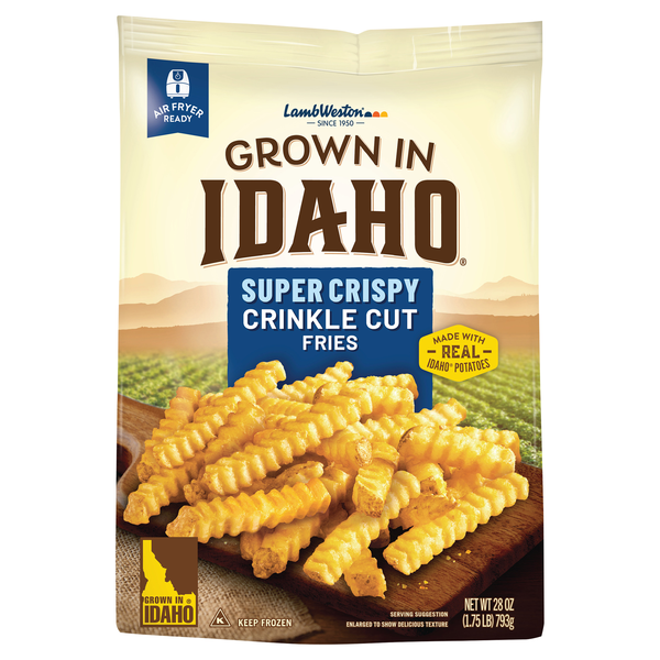 Lamb Weston Grown in Idaho Super Crispy Crinkle Cut Fries Frozen