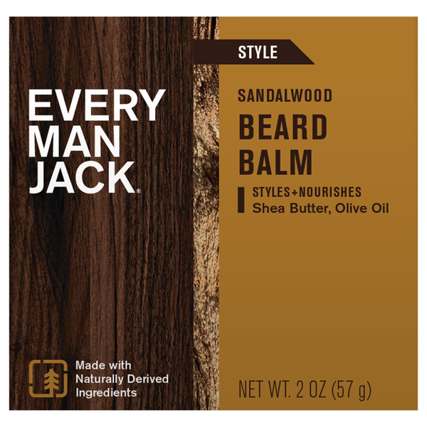 Every Man Jack Beard Balm Grooming Sandalwood