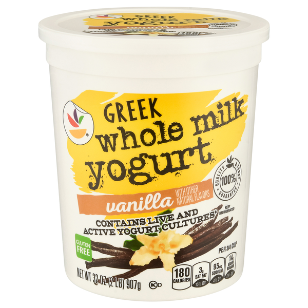 Giant Whole Milk Vanilla Greek Yogurt
