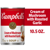 Campbell's Condensed Cream of Mushroom with Roasted Garlic Soup