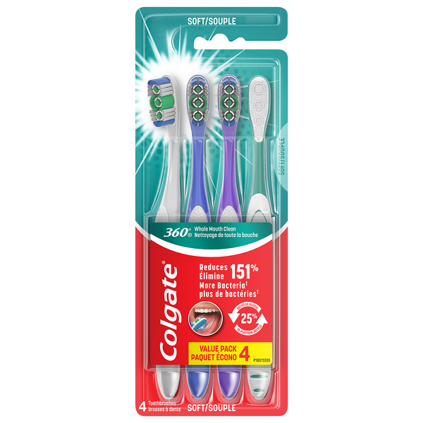 Save on Colgate 360 Degree Toothbrushes Soft Order Online Delivery