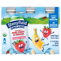 Stonyfield Organic Kids Low Fat Strawberry Banana Yogurt Smoothies - 6 ct