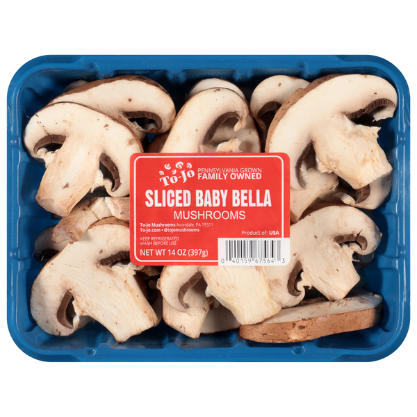 To-Jo Baby Bella Mushrooms Sliced