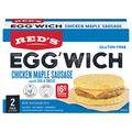 Red's Gluten Free Egg'Wich Chicken Maple Sausage Egg & Cheese - 2 ct