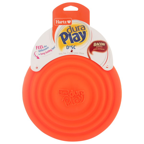 Hartz Dura Play Disc Bacon Scented Dog Toy