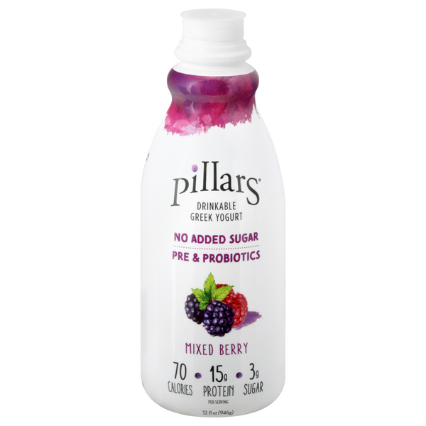 Save on Pillars Drinkable Greek Yogurt Mixed Berry Order Online