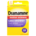 Dramamine Less Drowsy 45mg Motion Sickness Relief Tablets
