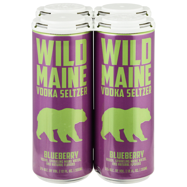 Wild Maine Blueberry Vodka Seltzer - 4 pk