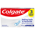 Colgate Baking Soda & Peroxide Whitening Brisk Mint Toothpaste - 3 ct