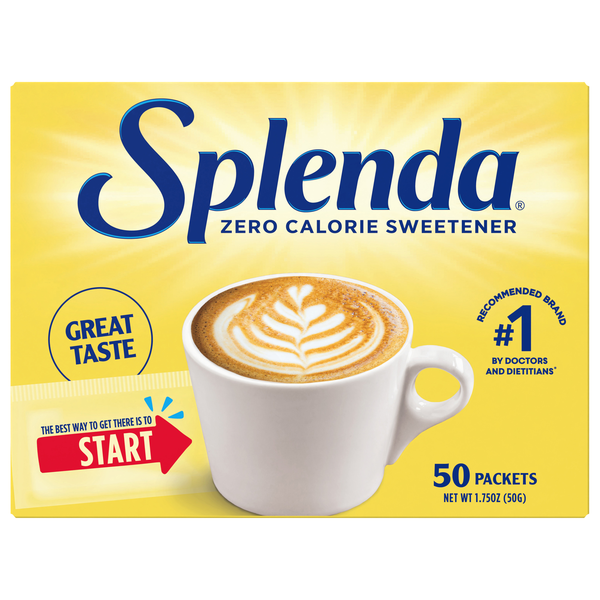 Splenda No Calorie Sweetener Packets with Sucralose