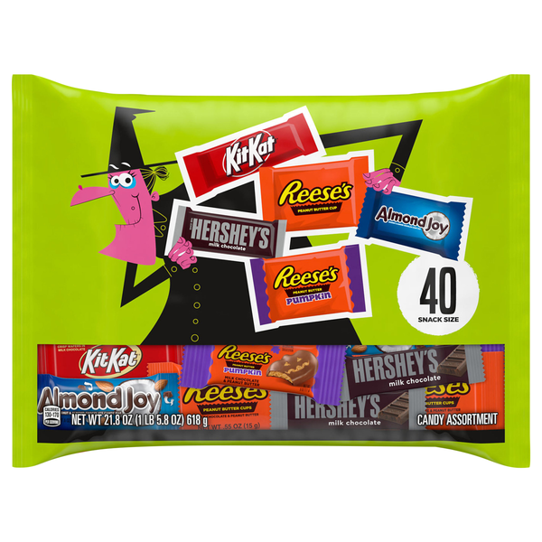 Hershey's Assorted Chocolate Halloween Candy - 40 ct