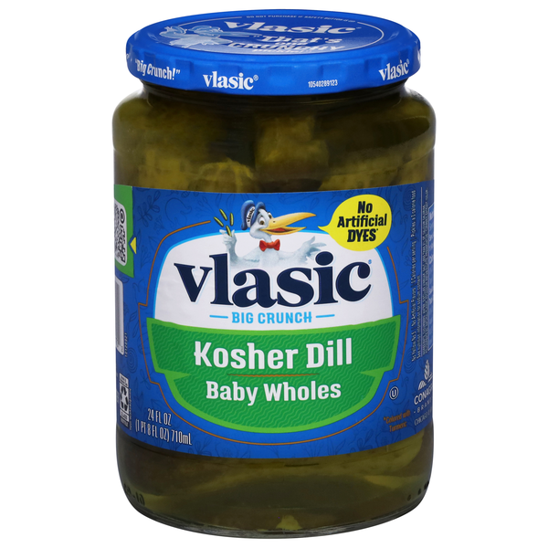 Vlasic Whole Kosher Dill Baby Pickles