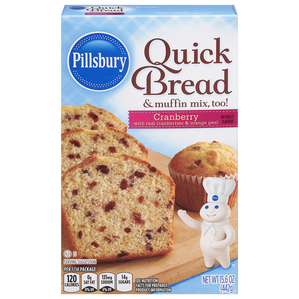 Pillsbury Cranberry Quick Bread & Muffin Mix
