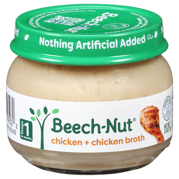 Beech-Nut Stage 1 Baby Food Chicken + Chicken Broth