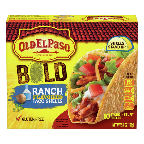 Save On Old El Paso Bold Stand N Stuff Taco Shells Ranch Flavored 10 Ct Order Online Delivery Stop Shop