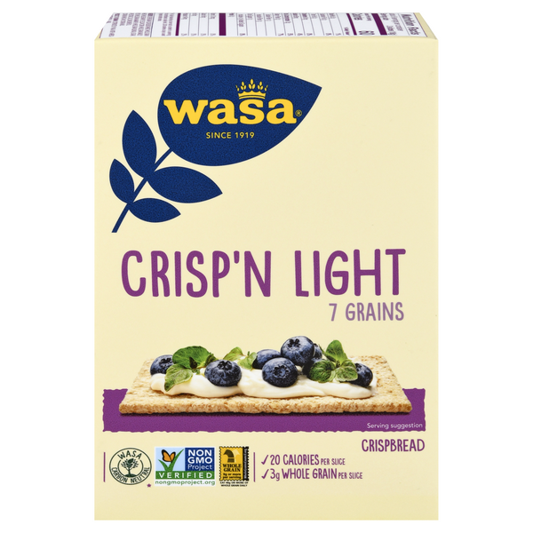 Save On Wasa Crisp N Light Crispbread 7 Grains Order Online Delivery Stop Shop