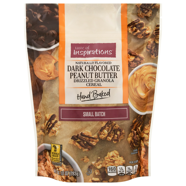 Taste of Inspirations Drizzled Dark Chocolate Peanut Butter Granola Cereal