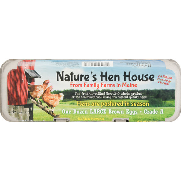 Nature's Hen House All Natural Free Range Large Brown Eggs