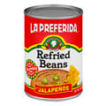 La Preferida Refried Beans with Jalapenos