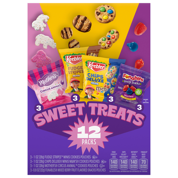 Ferrara Treat Mix Assorted Cookie Packs - 12 ct