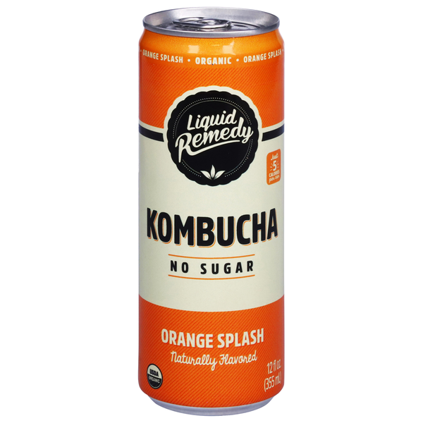 Liquid Remedy No Sugar Orange Splash Kombucha